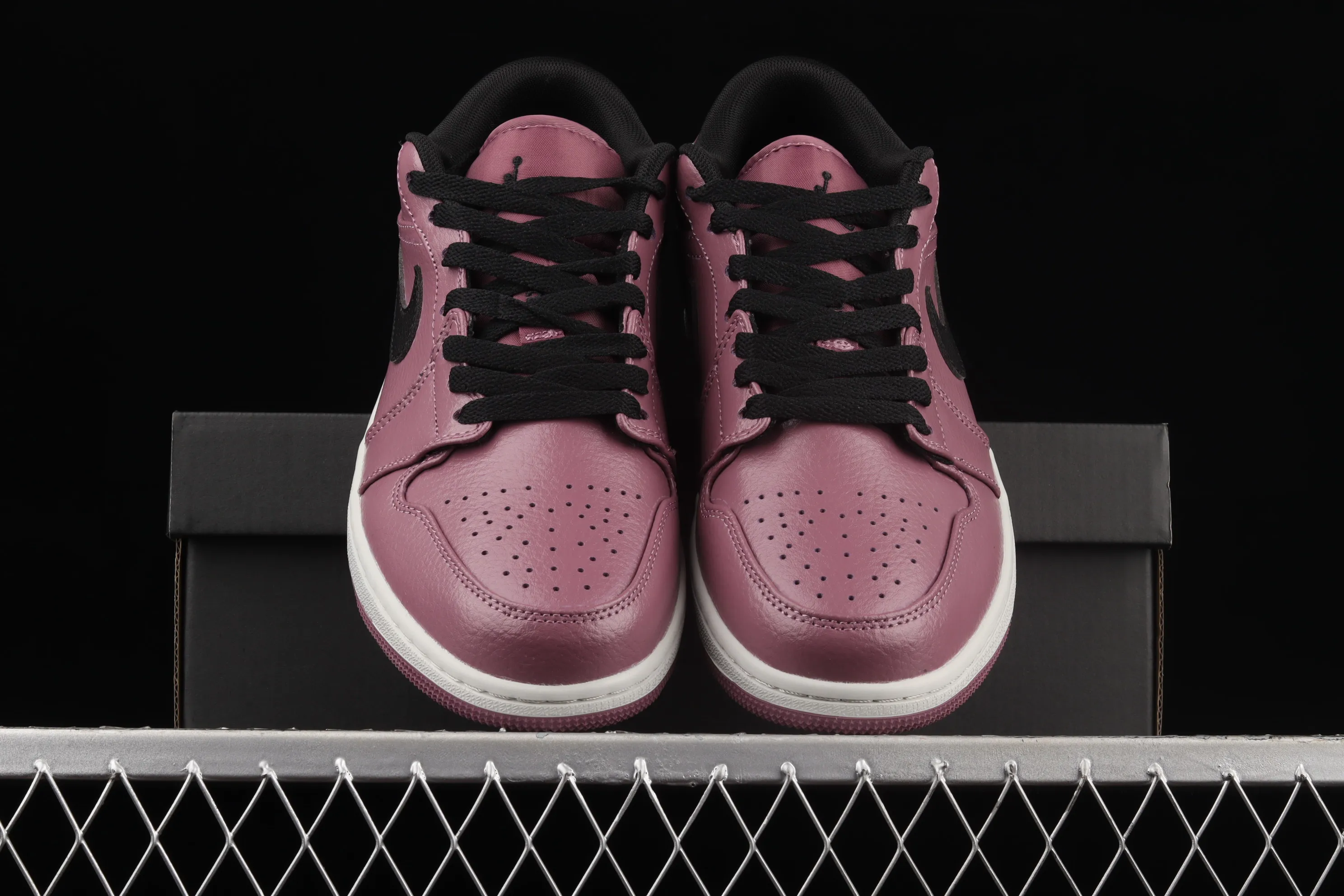 All categories Air Jordan Jordan series basketball shoes Air Jordan 1 Low Air Jordan 1 Low "Magenta" AJ1 Joe 1 magenta black low-top cultural and leisure sports sneakers DC7268-500